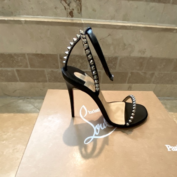 **SOLD**Christian Louboutin So Me spike sandal 35 - Picture 1 of 10